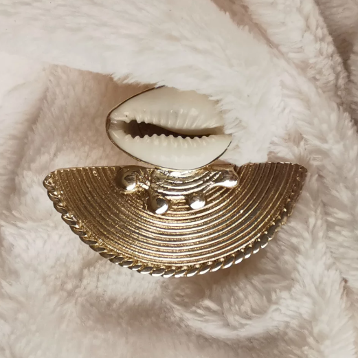 Bague cauri – BRONZE