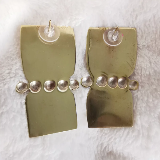 Boucles d’oreilles Sablier – BRONZE