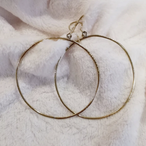 Boucles d’oreilles Grandes Anneaux – Côte d’Ivoire – BRONZE