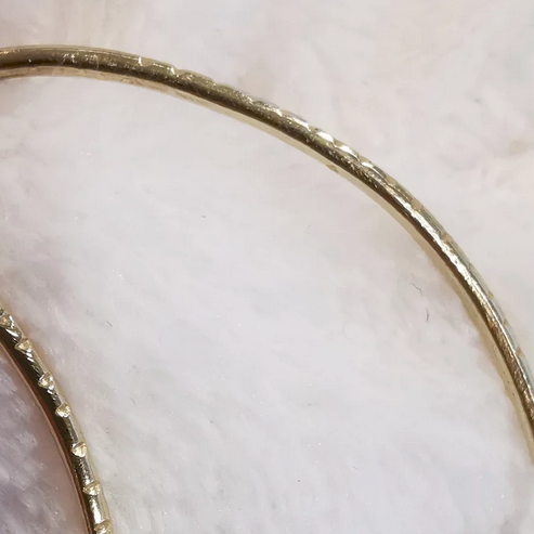 Boucles d’oreilles Grandes Anneaux – Côte d’Ivoire – BRONZE